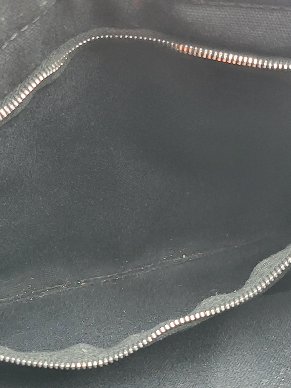 HERMES Black Canvas Herline PM Tote Bag, Authentic w/COA. - Picture 12 of 15